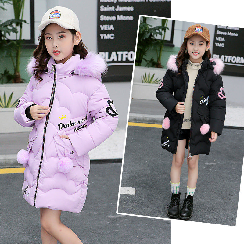 Girls' cotton-padded jackets - Bellarte Enchanté Girls' cotton-padded jackets